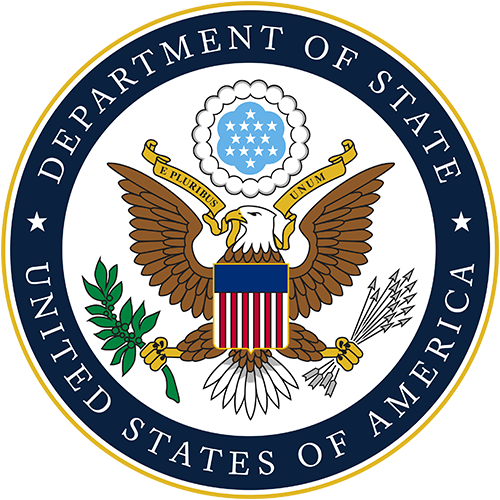 United States Department of State Seal linked to Bureau of Educational and Cultural Affairs Exchange Programs